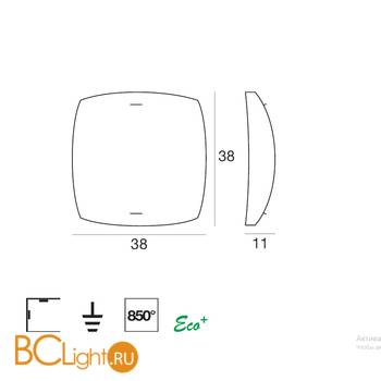 Потолочный светильник Linea Light Marina 2922 - Схема
