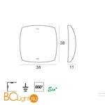 Потолочный светильник Linea Light Marina 2922 - Схема