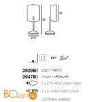 Настольная лампа Linea Light Marina 2929BI - Схема