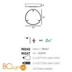 Потолочный светильник Linea Light Matrioska 90242 - Схема