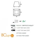 Напольный светильник Linea Light Maya 10404 - Схема