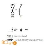 Бра Linea Light Medusa 7032 - Схема