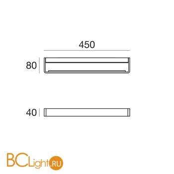 Настенный светильник Linea Light Metal 90323 - Схема