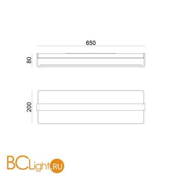 Потолочный светильник Linea Light Metal 90330 - Схема