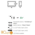 Потолочный светильник Linea Light Modern collection 1010 - Схема