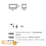 Бра Linea Light Class Modern collection 5142 - Схема