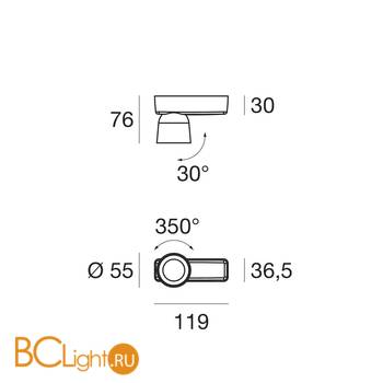 Потолочный светильник Linea Light Minion 8744 - Схема