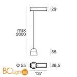 Подвесной светильник Linea Light Minion 8780 - Схема