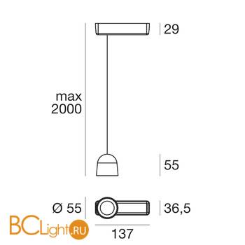 Подвесной светильник Linea Light Minion 8784 - Схема