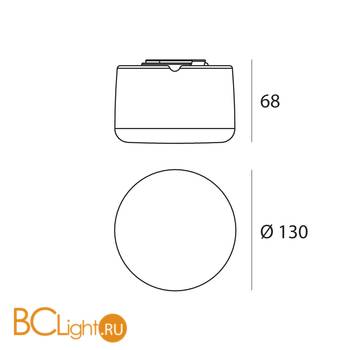 Настенный светильник Linea Light MiniWhite 8028 - Схема