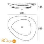 Потолочный светильник Linea Light Moledro 90317 - Схема
