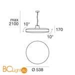 Подвесной светильник Linea Light Move 7830 - Схема