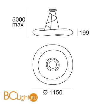 Подвесной светильник Linea Light Mr Magoo 7788N - Схема