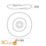 Потолочный светильник Linea Light Mr Magoo 7799 - Схема