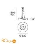 Подвесной светильник Linea Light Mr Magoo 8005 - Схема