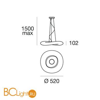 Подвесной светильник Linea Light Mr Magoo 8005N - Схема