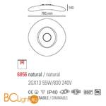 Потолочный светильник Linea Light Mr. Magoo 6856 - Схема