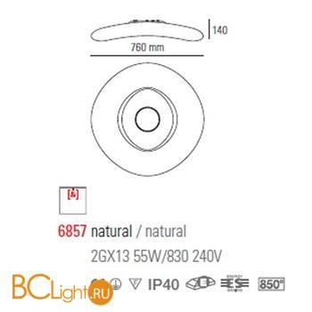 Потолочный светильник Linea Light Mr. Magoo 6857 - Схема