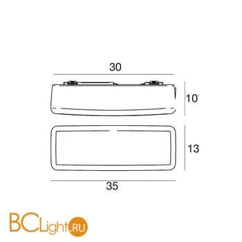 Настенно-потолочный светильник Linea Light MyWhite 7809 - Схема