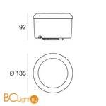 Настенный светильник Linea Light MyWhite 8030 - Схема