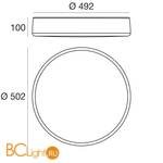 Потолочный светильник Linea Light MyWhite 8160 - Схема