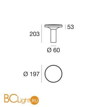 Напольный светильник Linea Light MyWhite 8663 - Схема