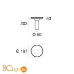 Напольный светильник Linea Light MyWhite 8663 - Схема