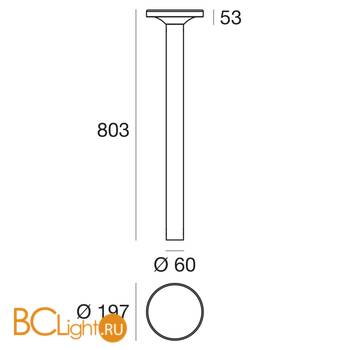 Напольный светильник Linea Light MyWhite 8669 - Схема