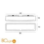 Настенно-потолочный светильник Linea Light MyWhite 7810S - Схема