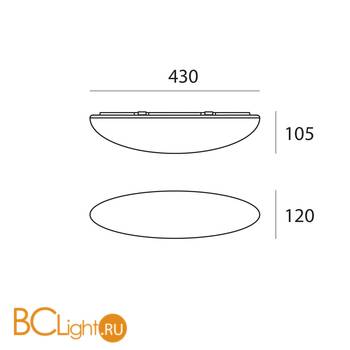 Потолочный светильник Linea Light MyWhite 8027N - Схема