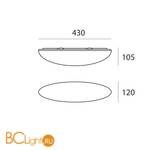 Потолочный светильник Linea Light MyWhite 8027N - Схема