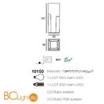 Напольный светильник Linea Light New York 10150 - Схема