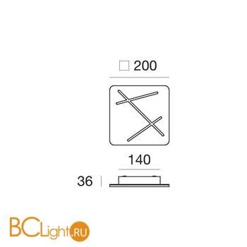 Настенный светильник Linea Light Next 7440 - Схема