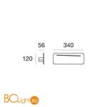 Настенный светильник Linea Light Next 7447 - Схема