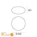 Потолочный светильник Linea Light Oh! Smash 15217 - Схема