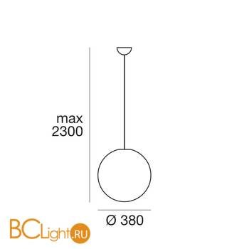 Подвесной светильник Linea Light Oh! 10136 - Схема