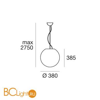 Подвесной светильник Linea Light Oh! 15106 - Схема