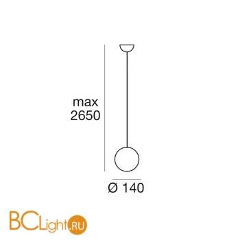 Подвесной светильник Linea Light Oh! 15111 - Схема