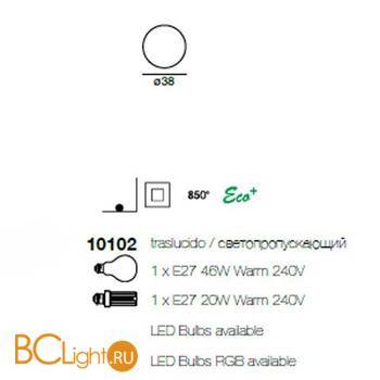 Напольный светильник Linea Light Manamana Oh 10102 - Схема