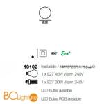 Напольный светильник Linea Light Manamana Oh 10102 - Схема