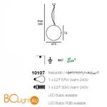 Подвесной светильник Linea Light Oh! 10107 - Схема