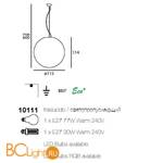 Подвесной светильник Linea Light Oh! 10111 - Схема