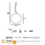 Подвесной светильник Linea Light Oh! 10113 - Схема