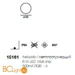 Садово-парковый фонарь Linea Light Oh! 15161 - Схема