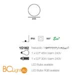 Садово-парковый фонарь Linea Light Oh! 15162 - Схема