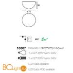 Настенно-потолочный светильник Linea Light Ohps! 10387 - Схема