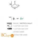 Подвесной светильник Linea Light Ohps! 10382 - Схема