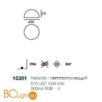 Садово-парковый фонарь Linea Light Ohps! 15381 - Схема
