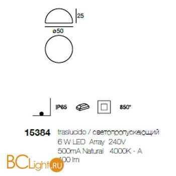 Садово-парковый фонарь Linea Light Ohps! 15384 - Схема