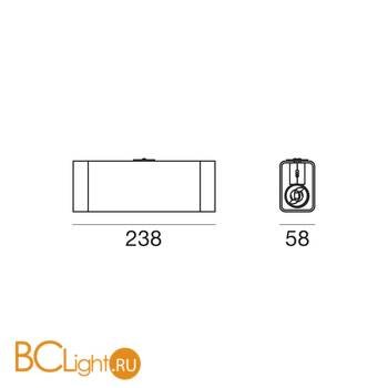 Светильник для струнной системы Linea Light Orion 59754 - Схема